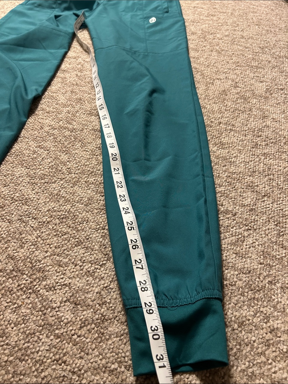 Women’s WonderWink Hunter Green Scrubpant Joggers Size XST - Picture 5 of 6